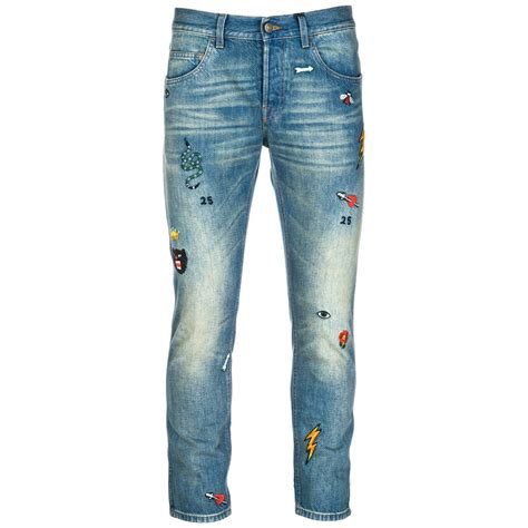 embroidered jeans mens gucci|gucci jeans men's price.